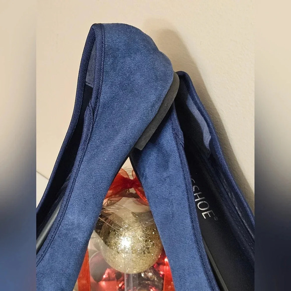 Musshoe women's navy blue flats - Picture 7 of 10